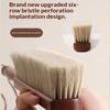 1Pcs Reusable Natural Fiber Bristles Soft Dust Brush With Wooden Handle For Cleaning Beds Sofas Furniture And Coats
