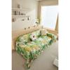 Ice Silk Flower Sofa Cover Blanket Non-slip Sofa Towel Living Room Furniture Decor Tapestry Couch Cover Universal Sofa Towel