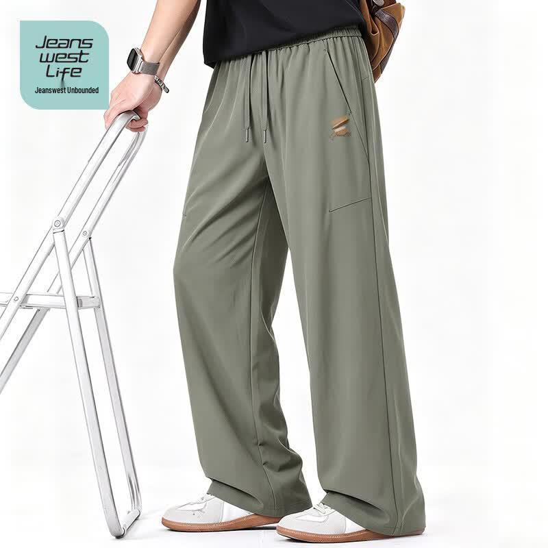 Jeanswest Life Men's Loose Fit Straight Leg Casual Pants