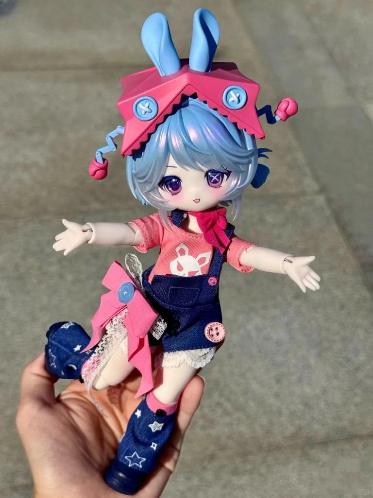 Come4Free Bunny Dream Box 1/12 Bjd Doll  Articulated Action Figure Ball Jointed Dolls Cute Collectible Toy Birthday Gif