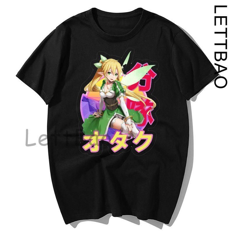 Japanese Anime Men Sword Art Online T Shirt Fashion Print Summer Women Novelty Cotton Short