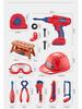 Kids' Pretend Play Repair Tool Set with Electric Drill for Ages 3-6