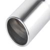 New exhaust tips pipes double thick liner stainless exhaust tail muffler throat universal car exterior parts auto accessories
