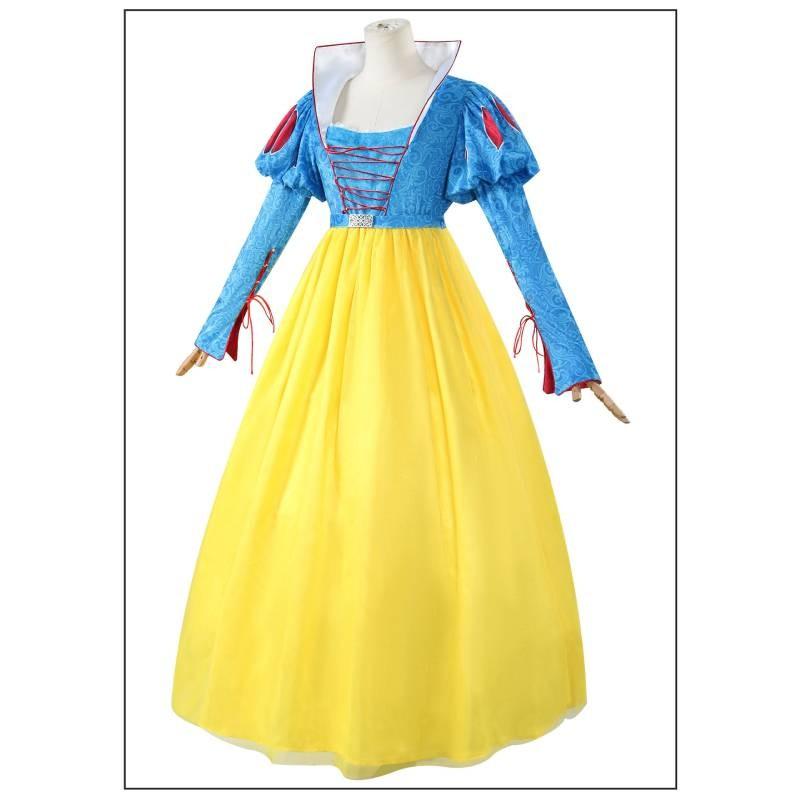 Enchanting Snow White Cosplay Costume Elegant Dress For Halloween Stage Performance