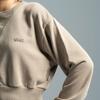 Vans Soft Comfortable Pullover Crop Long Sleeve Sweatshirt Women Sweatshirts Light-Brown VN000KCGYEH