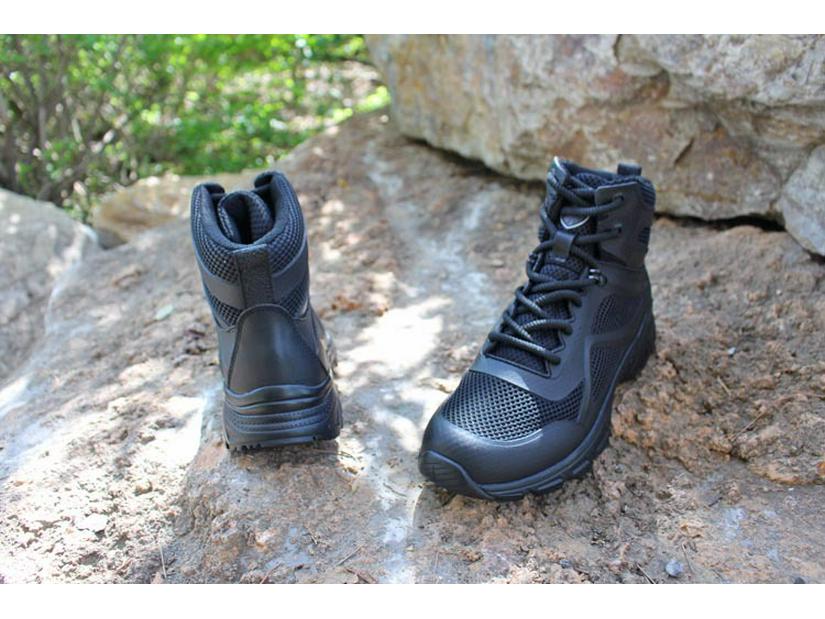 Men's Ultra-Light Tactical Mesh Boots - Breathable, Shock-Absorbing Summer Training and Security Footwear