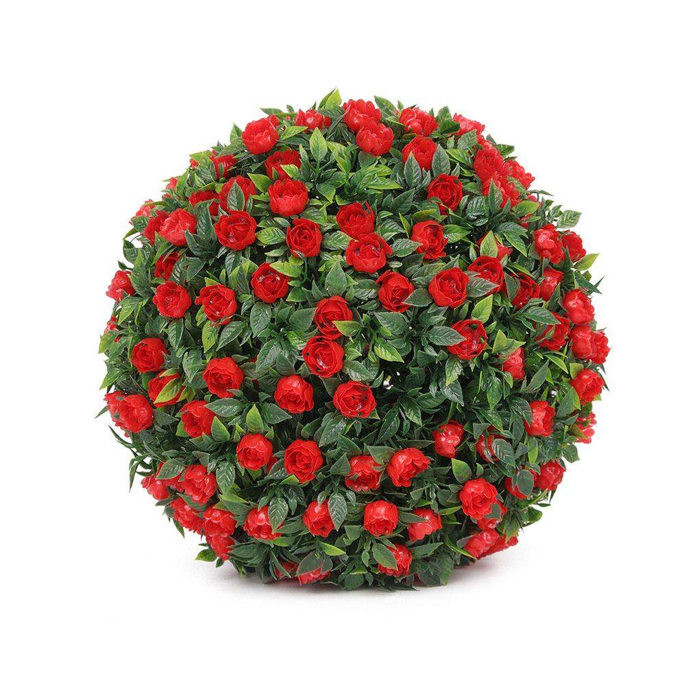 Künstliche Blumenbälle Grasball Grüne Pflanze Kunstrasen Landschaftsgestaltung Baum Schuppendach Hausgarten Hochzeit Deckenhänge-Dekoration