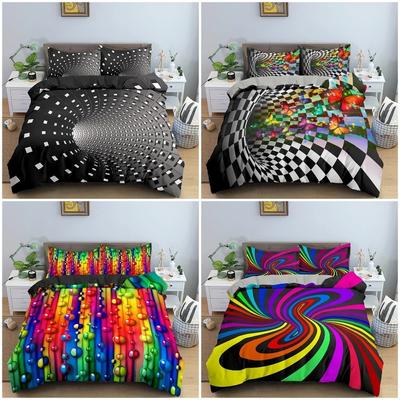 3D Druck Bettbezug Set Queen King Size Bettwäsche Set Buntes Muster Steppdecke/Bettdecke Bezug Kissenbezug Bettwäsche Heimtextilien