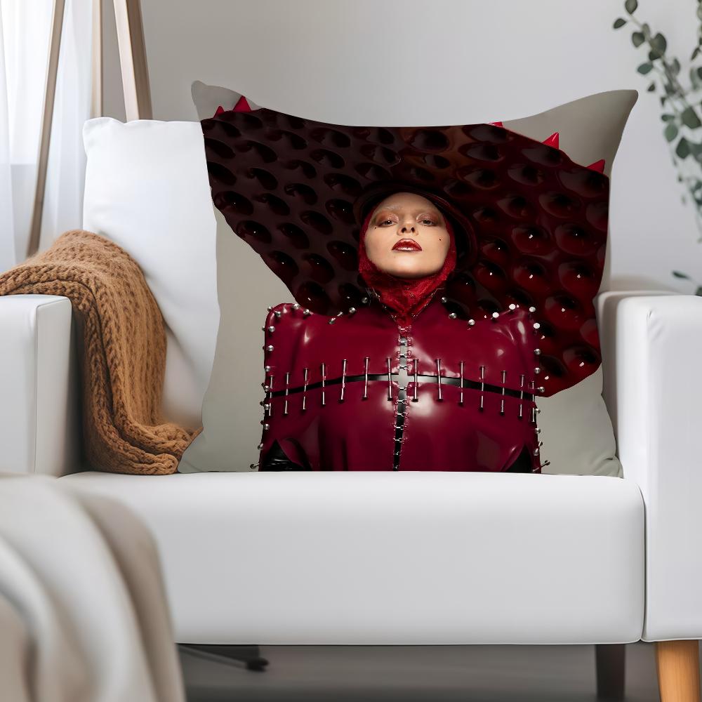 Singer L-Lady Gaga Mayhem Pillow Case Applicable Space For Guest Rooms Interiors Cars Office House Decoration