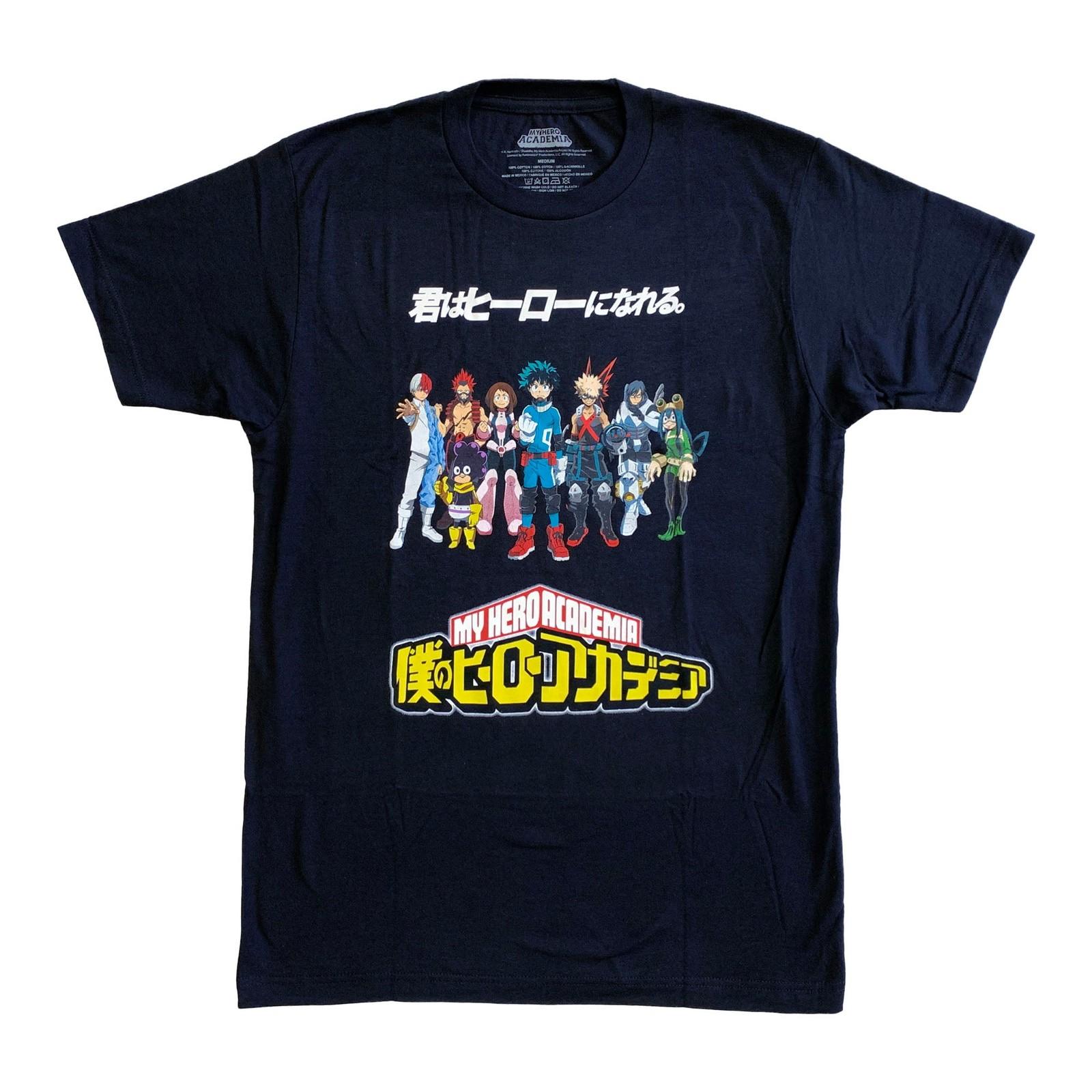 My Hero Academia Main Group Adult T Shirt XXL