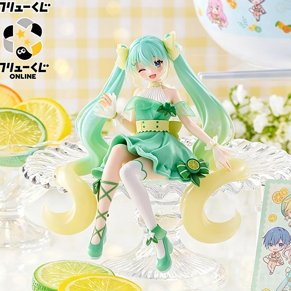 Anime Citrus Miku Hatsune Miku Handmade Noodle Stopper PVC Model Animation Peripheral Ornaments Birthday Gifts