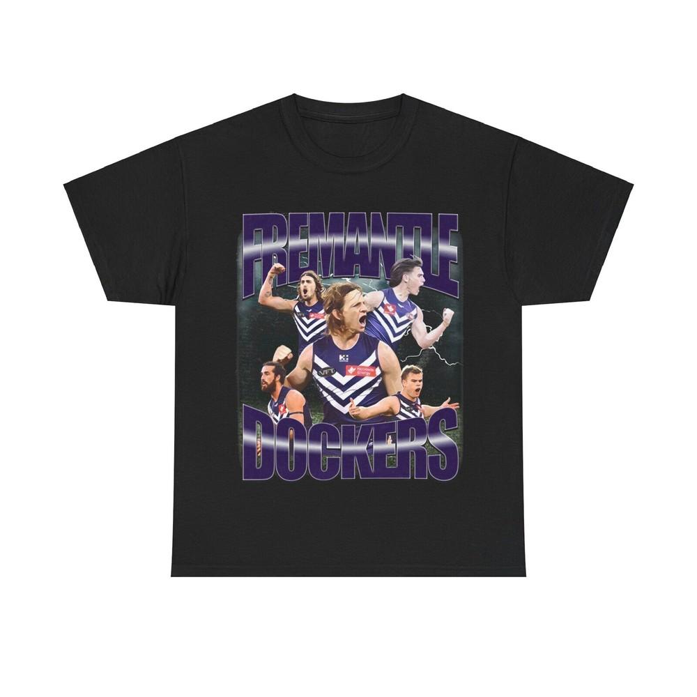 Vintage AFL Tshirt  FREMANTLE DOCKERS football club 90s Inspired t shirt  Austr Unisex T-Shirt XXXXL