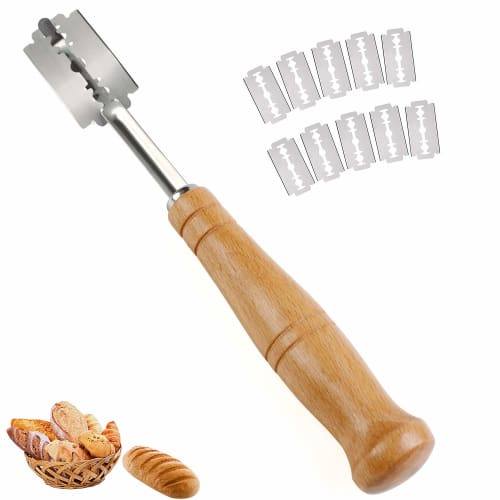 

Bread Lame Lashing Tool Clay Bread Bakery Scoring Knife Tool with 14 Blades