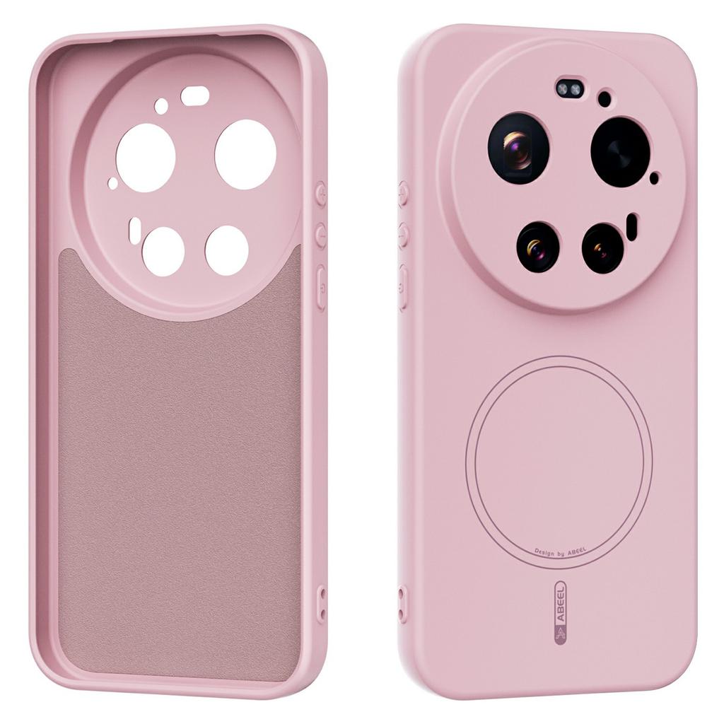 ABEEL For Xiaomi 17 Ultra 5G Magnetic Case Skin Touch Liquid Silicone Phone Back Cover