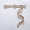 Elegant Women's Fabric Belt With Chiffon Decoration In Versatile Summer Dresses