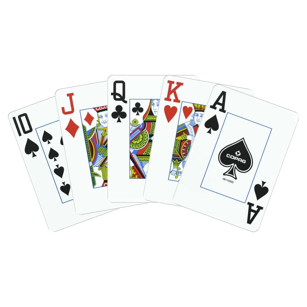 Copag Jumbo Index 1546 Playing Cards Gold Poker-Size (Black & Set)