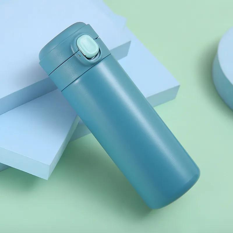 

Прыгающая изолированная чашка из нержавеющей стали для мужчин и женщин, большая емкость для кофе, переносная чашка для воды, повседневная чашка для отдыха на открытом воздухе, пара, чашка для гороха, подарок 420ML&16-Ounce темно-синий