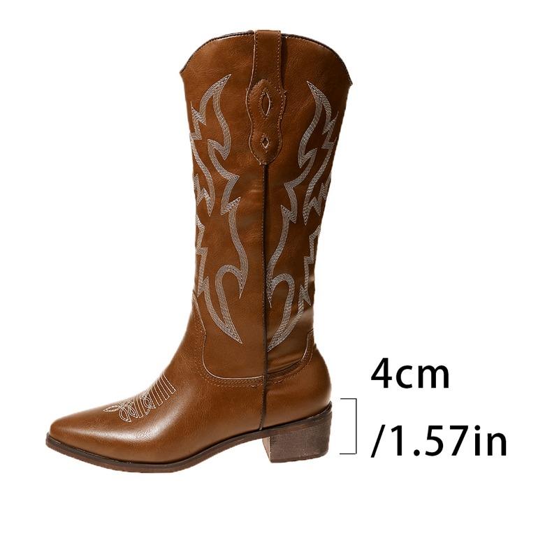 

Модная обувь для женщин 2024 Высокое качество Рукав Женские сапоги Осень Острый носок Однотонные Высокий голенище Низкий каблук Модные сапоги Botas De Mujer 43 светло-коричневого