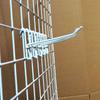 Metal Wall Organizers 4 Inch White Hooks for Grid Wall Panel  for Retail Shop Home Office