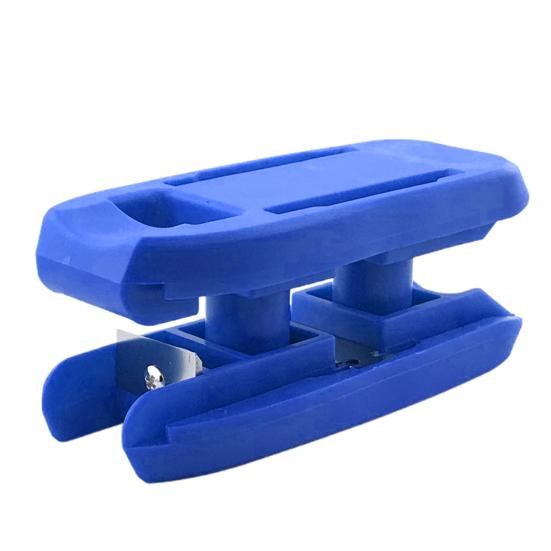 

Кромкооблицовочный триммер Прочная конструкция Простой в использовании Компактный дизайн Портативный Инструмент для снятия фаски и скругления кромок по дереву синий