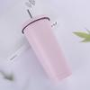 750ml Vacuum Insulated Stainless Steel Travel Mug With Straw Office Car Home Outdoor Use