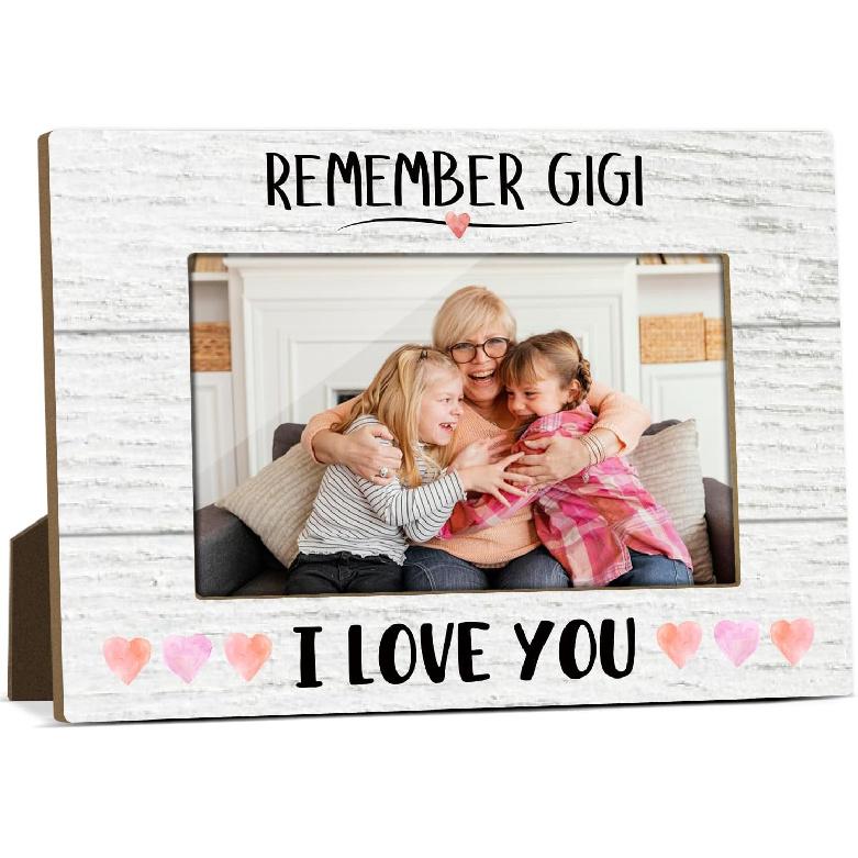 Mommy And Me Mom Picture Frame Wooden Photo Frames 4x6 for Mothers Day Picture Frame Desk Pictures Frames for Mother's Day Decorations for Mothers