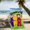 Customizable Personalized Beach Towels Teletubbies Themed designs.Suitable for the Beach, Yoga, Sports;ideal As Beach Accessories