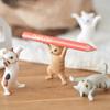Cute Cats Pen Holder Funny Cat Doll Ornaments Plastic Crafts Earphone Support Room Office Desk Home Decoration Accessories