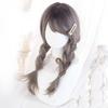 Gothic Long Gray Mori Princess Small Everyday Wig Lolita, Harajuku, Gal-style Wig, Heat-Resistant, Lolita, Hair, Girl, Dreamy, Cute, Style, Face,
