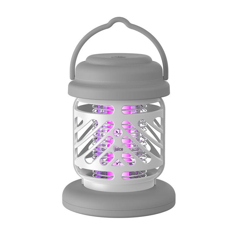 Electric USB Mosquito Killer Lamp: Outdoor Household Repellent with Suction Trap and Shock Technology.