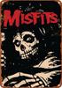 Misfits Band Aluminum Metal Poster Vintage Tin Sign Wall Decor Retro Aluminum Signs Home Decor Room Metal Decor Art Signs   Col