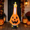 2026 Porch Goose Costume Orange Pumpkin Hoodie Outfit 23 Inch Decorative Outdoor Garden Ornament
