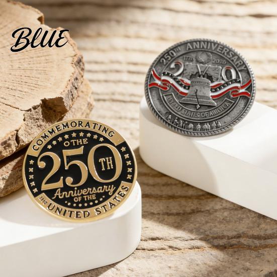 Multi-design Patriotic Pins 2026 Brooch Commemorating 250th US Anniversary Alloy