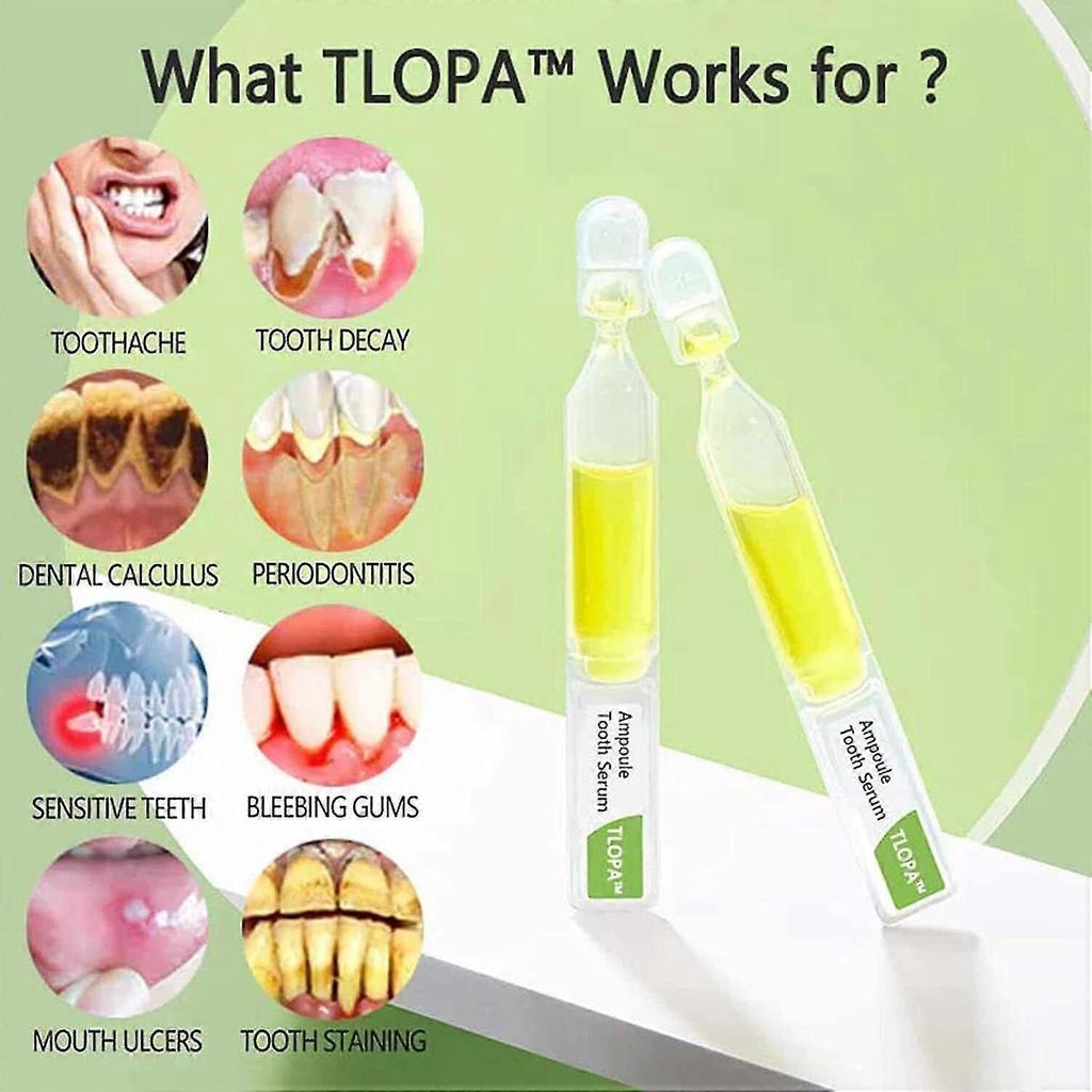 2X 2x Tlopa Ampoule Toothpaste, Tlopa Ampoule Tooth Serum, Ampoule Essence Toothpaste