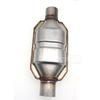 Universal Catalytic Converter 400 Cells High Flow Muffler Catalyst Converter Euro1 Round Stainless Steel 2'' 2.25'' 2.5'' 3"