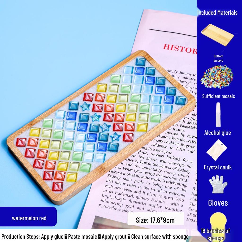 DIY Mosaic Coaster Craft Kit for Kids - Patchwork Creative Art