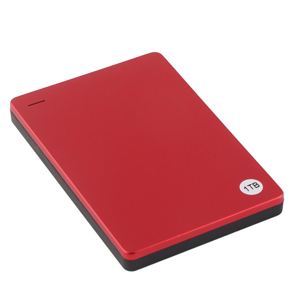 2.5in Red External HDD 6Gbps Transmission Portable External HDD Aluminum Alloy PCB USB3.0 Hard