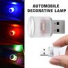 Mini USB LED Atmosphere Lights Decorative Lamp For Party Ambient Modeling Automotive Portable Plug Play Auto Interior