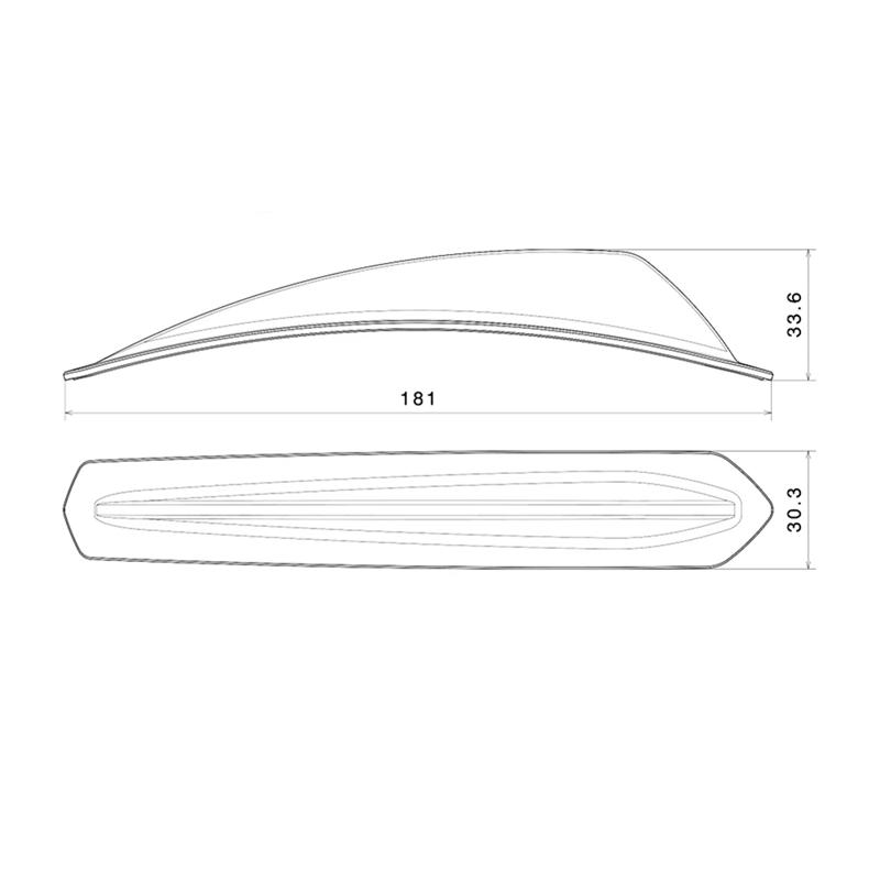 Motorcycle Front Fender Trim Decorative Mudguard Crest Cover For Vespa GTS300 Gts300 GTS 300 Super 2025 2025 Parts (Black)