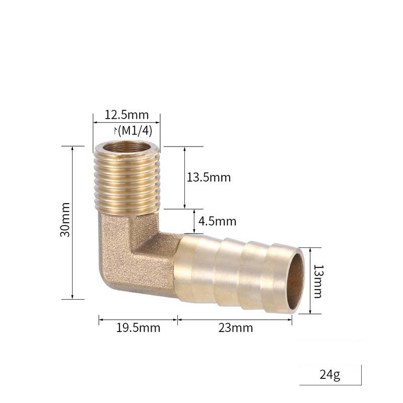 Messing Schlauchanschluss 4mm-19mm Tülle 1/8" 1/4" 1/2" 3/8" BSP Innengewinde Kupferverbinder Gelenk Kupplung Adapter
