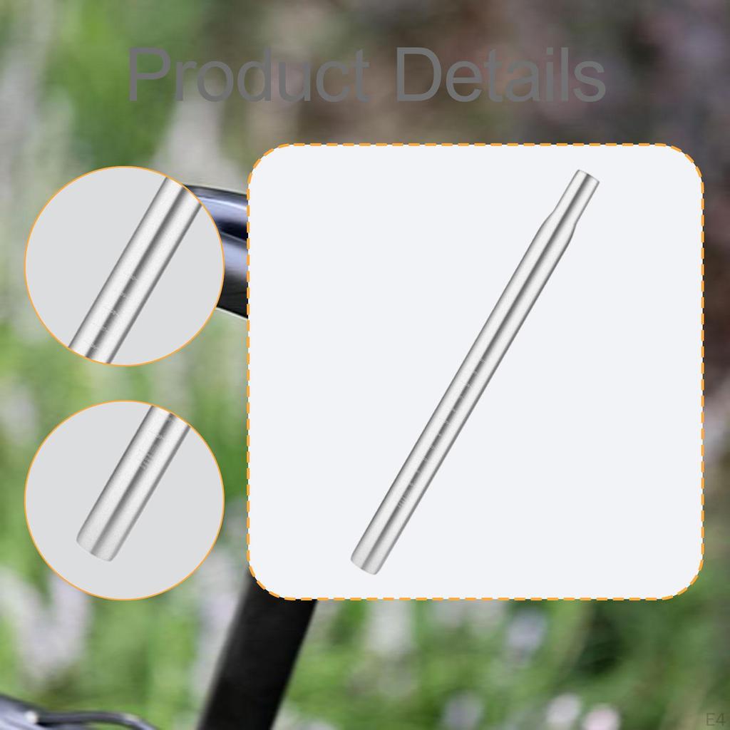 Seatpost Aluminum Alloy Length 350mm Accessory Sturdy Quick Installation for Mountain Bikes Replace