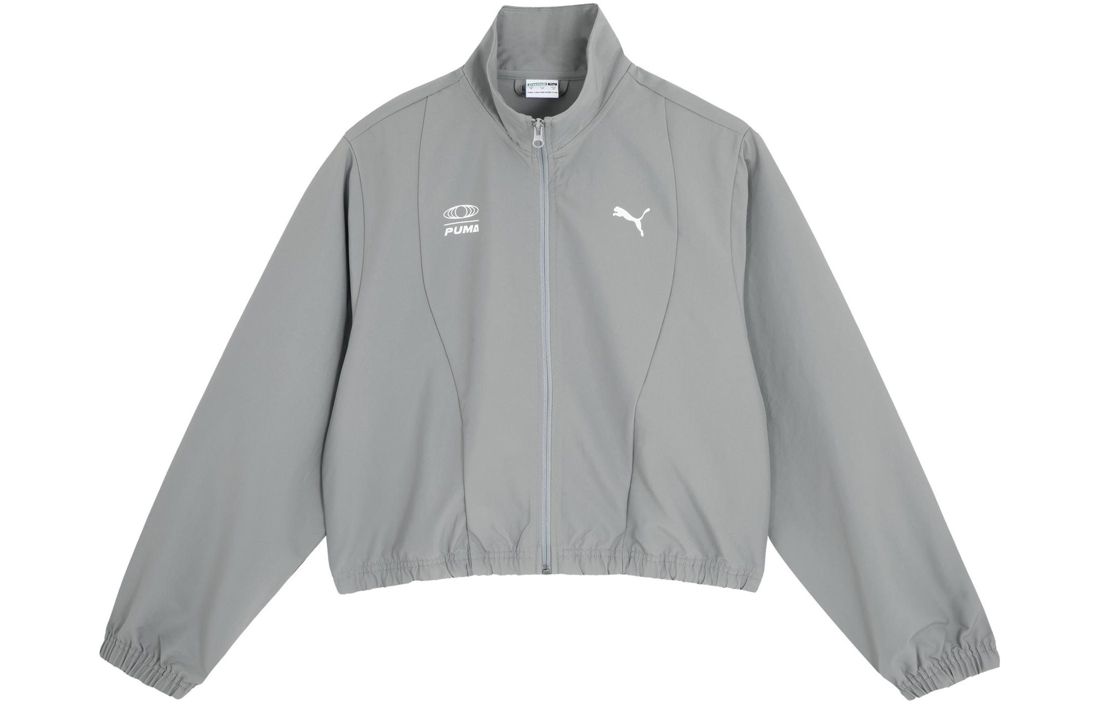 PUMA DARE To GRAPHIC JACKET WV Jackets & Coats Women s Light Gray 627988-62 XL