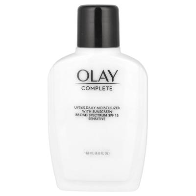 Complete, Uv365 Daily Moisturizer, with Sunscreen, Spf 15, Sensitive, 118 Ml (4.0 Fl Oz)