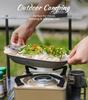 Boundless Voyage Titanium Plates, Unbreakable, Rust-Proof, Lightweight, and Suitable for Open Fires, Perfect for Home, Outdoors, and Camping, Includes