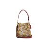 Willow Coated Canvas With Calfskin Bucket Bag, Shoulder Bag, Crossbody Bag Large Women's Rusty Red C9722-B4PEZ