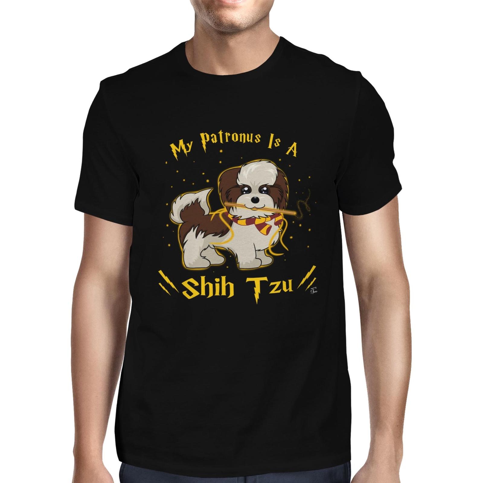 1Tee Mens My Patronus Is A Shihtzu Dog T-Shirt S разноцветный