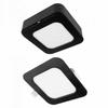 Downlight Kwadrat Oczko Sufitowe Oprawa Sufitowa 6W Cct 2W1 Czarny Nt/Pt