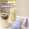Travel Toiletry Cup, Toiletry Set, Mouthwash Cup, Toothpaste, Tooth Cup, Travel Supplies, Portable Folding Toothbrush, Travel Set