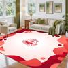 Aberdeen FC Design Crystal Velvet Rug Soft Decorative Mat for Bedroom Entrance