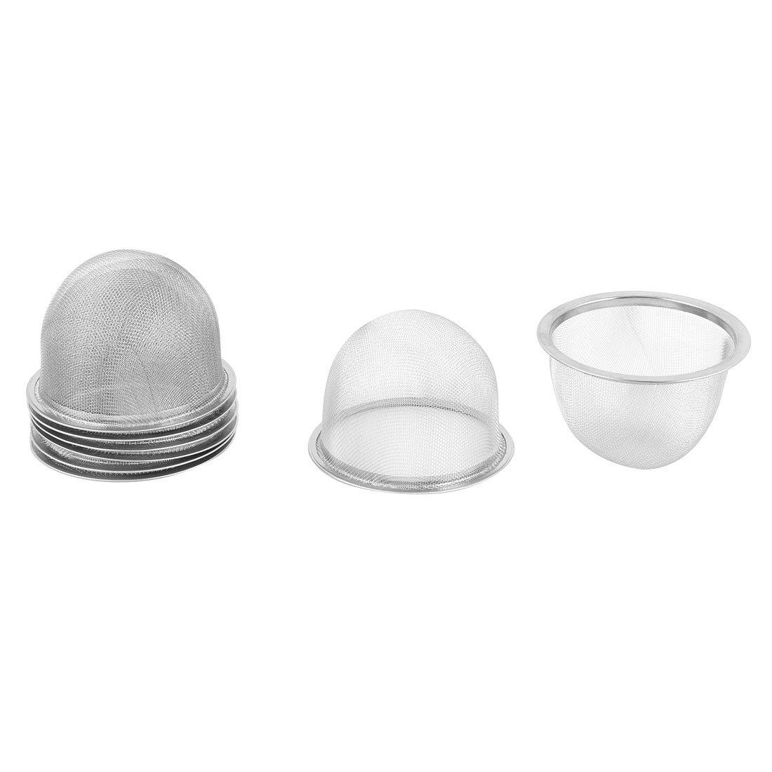 

uxcell Tea Strainers, Stainless Steel, 80mm Diameter, 52mm Deep, Round Mesh, Pack of 8